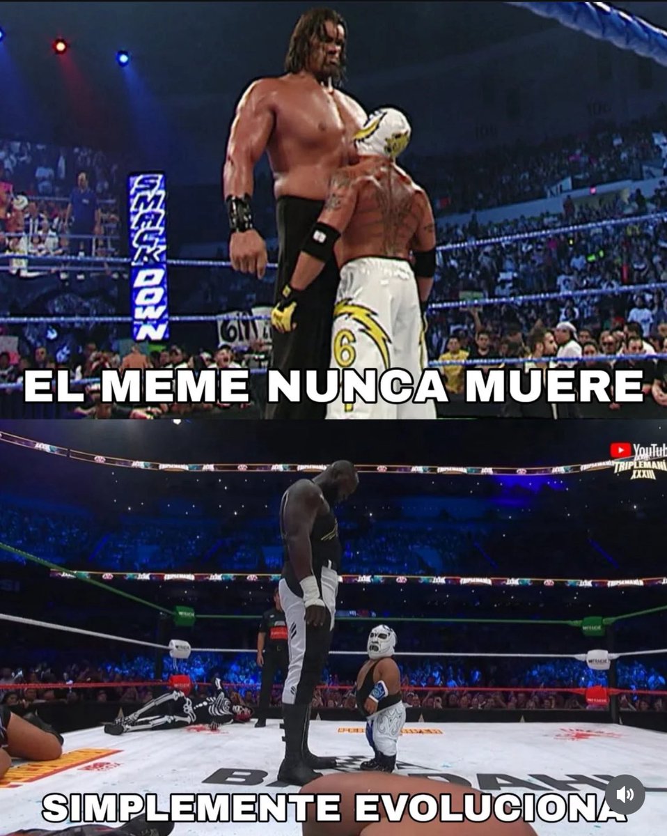 Hermano Triplemania fue cine 
Gracias Triple Segoviano y WWE