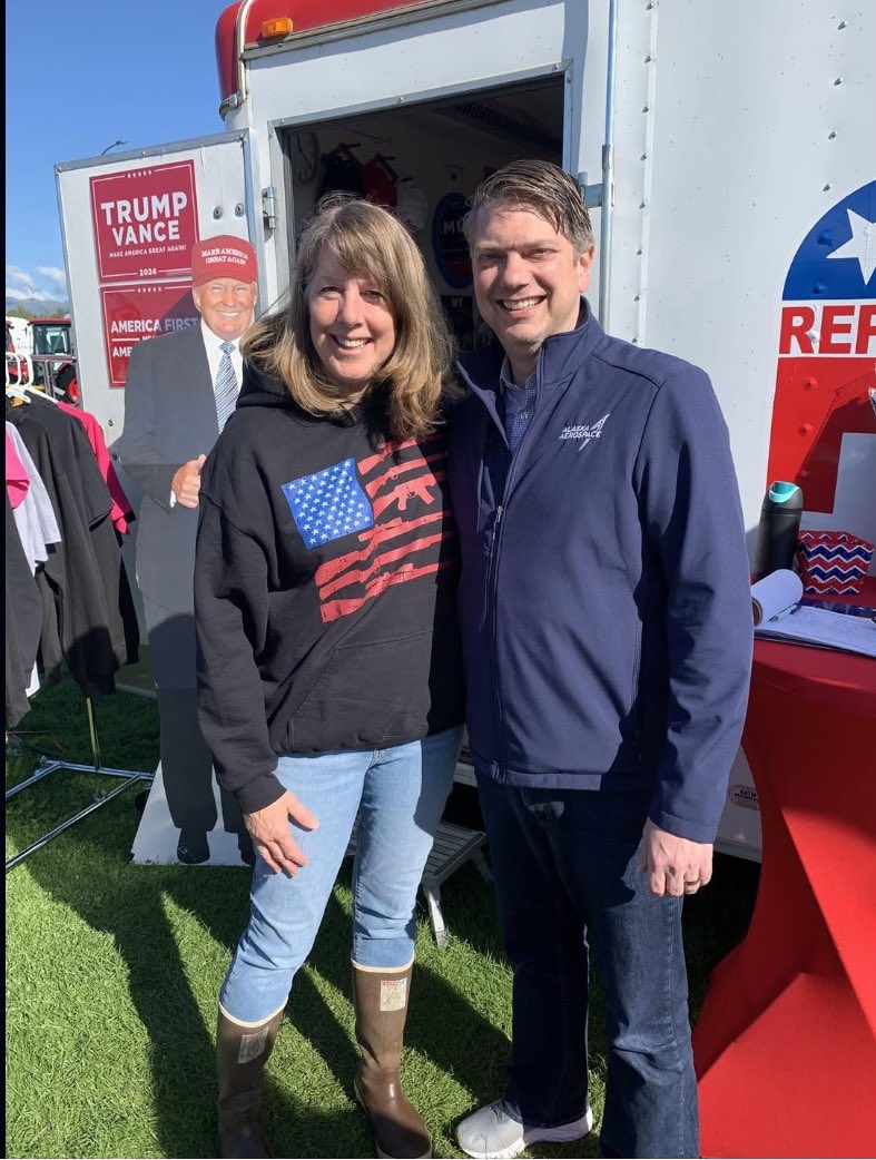 TODAY is the perfect day to head to the Alaska State Fair! While you’re there, be sure to go to the Mat-Su Republican Women’s booth on the Purple Trail. Stop by &amp; visit with some America First, Alaska First patriots, like our UNANIMOUSLY endorsed Congressman <a href="/NickforAlaska/">Nick Begich</a>,