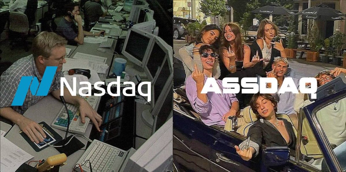 They built NASDAQ for Wall street.

We built ASSDAQ for the people. 

Powered by bounce tek. Driven by conviction. This isn’t just a ticker.

It’s a movement. 🍑💹
