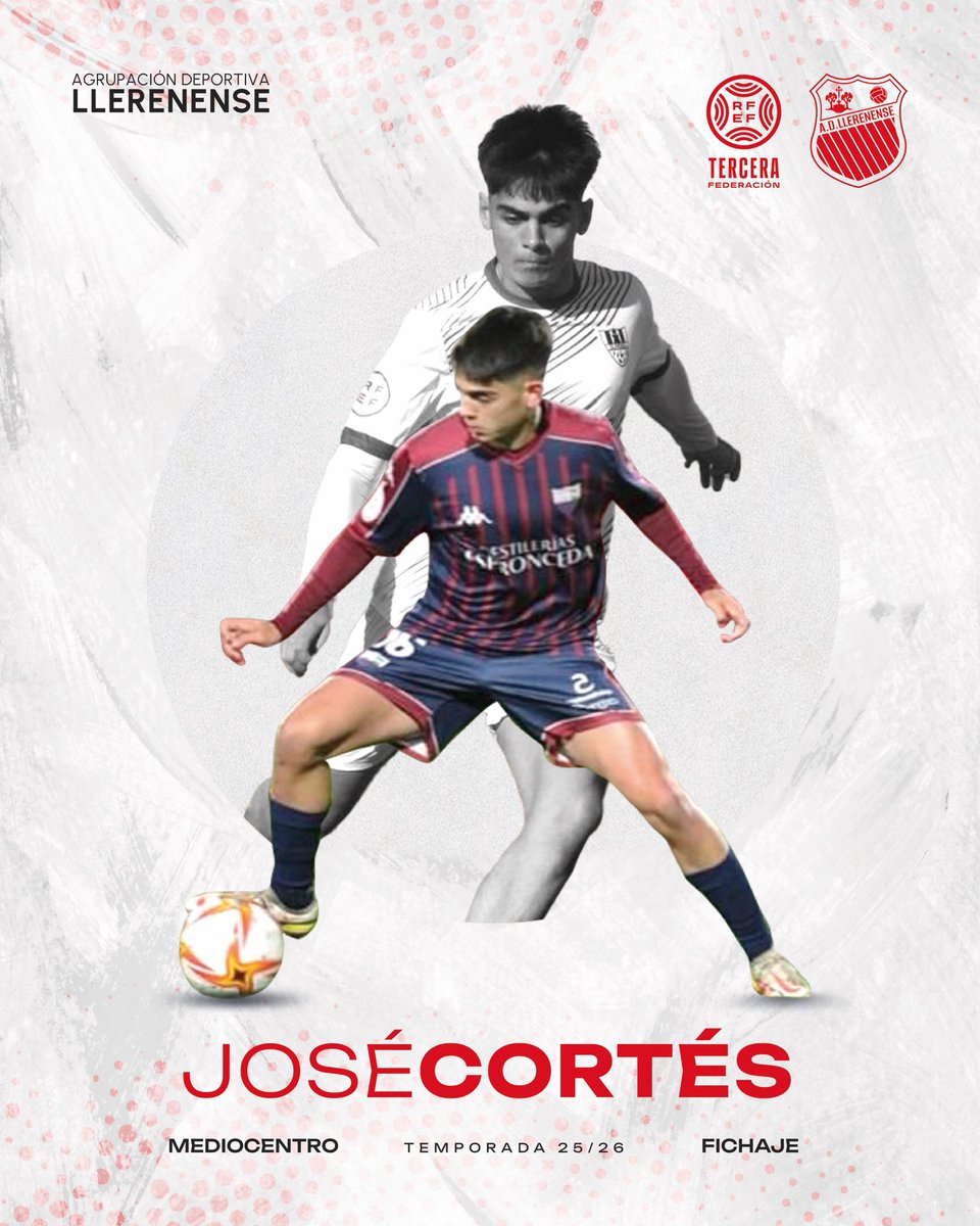 El Equipo hace oficial el fichaje de José Cortés. Bienvenido.