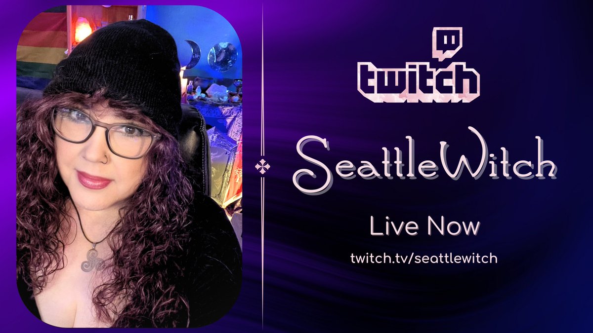 Birthday Stream! Come Celebrate With Me 🎂✨ 💜  ☾✩☽  !clip !youtube ⛤ <a href="/seattlewitch/">seattlewitch</a> twitch.tv/seattlewitch