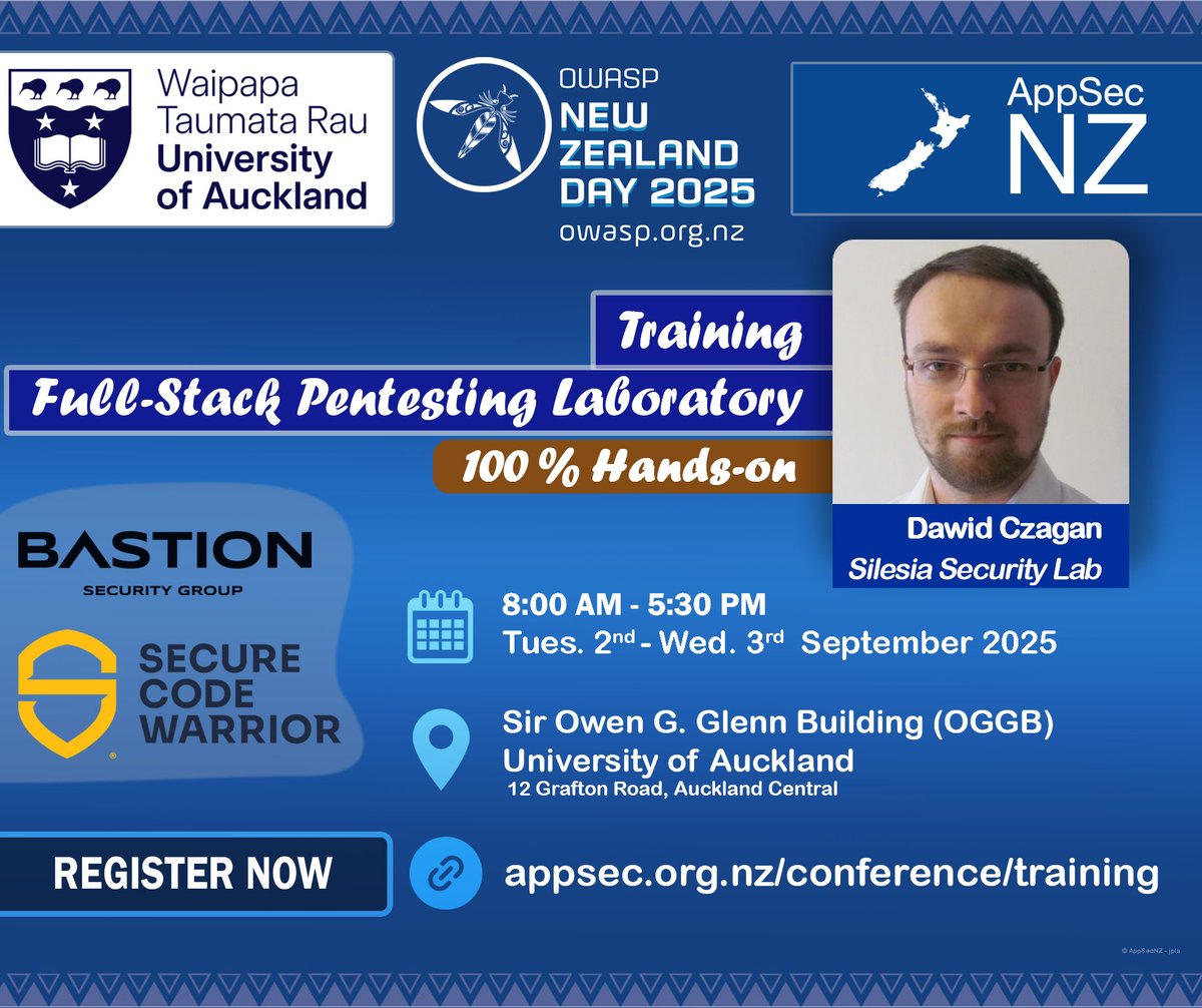 AppSec New Zealand tweet media