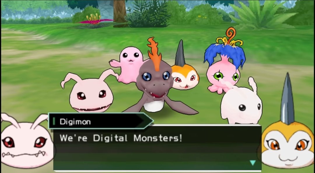 RANK10YGO's tweet image. The Digimon Adventure PSP game is so weird cause it's basically a shot-for-shot adaptation of the anime but as a bogstandard turn-based RPG. You can get roughly the same experience by watching the show and pausing to farm in a random Kemco RPG for 30 minutes before every fight.