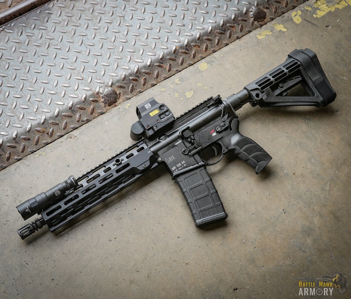 All business - @HecklerAndKoch MR556 A4 Pistol - @EOTECHInc EXPS3