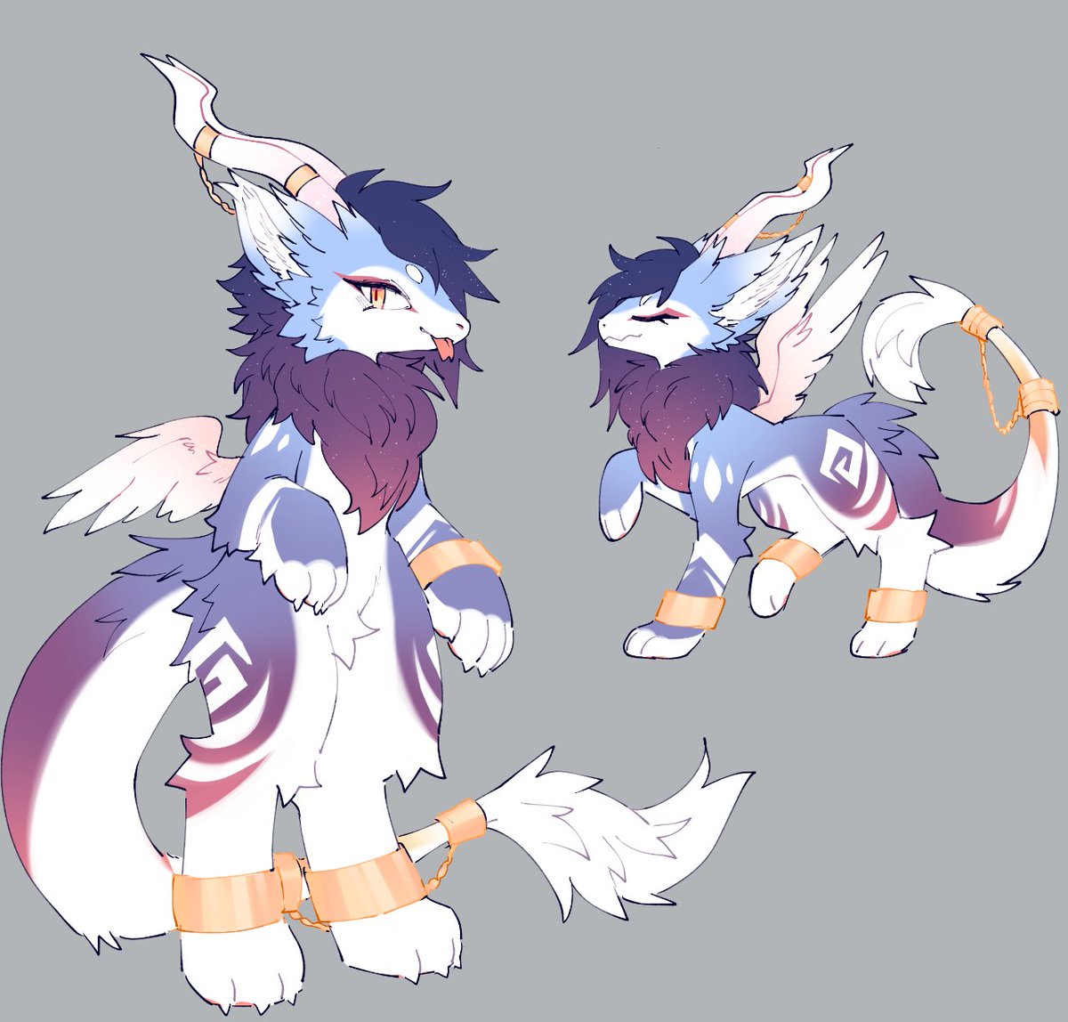 i got inspired to make this,,, his name is Horizon :3