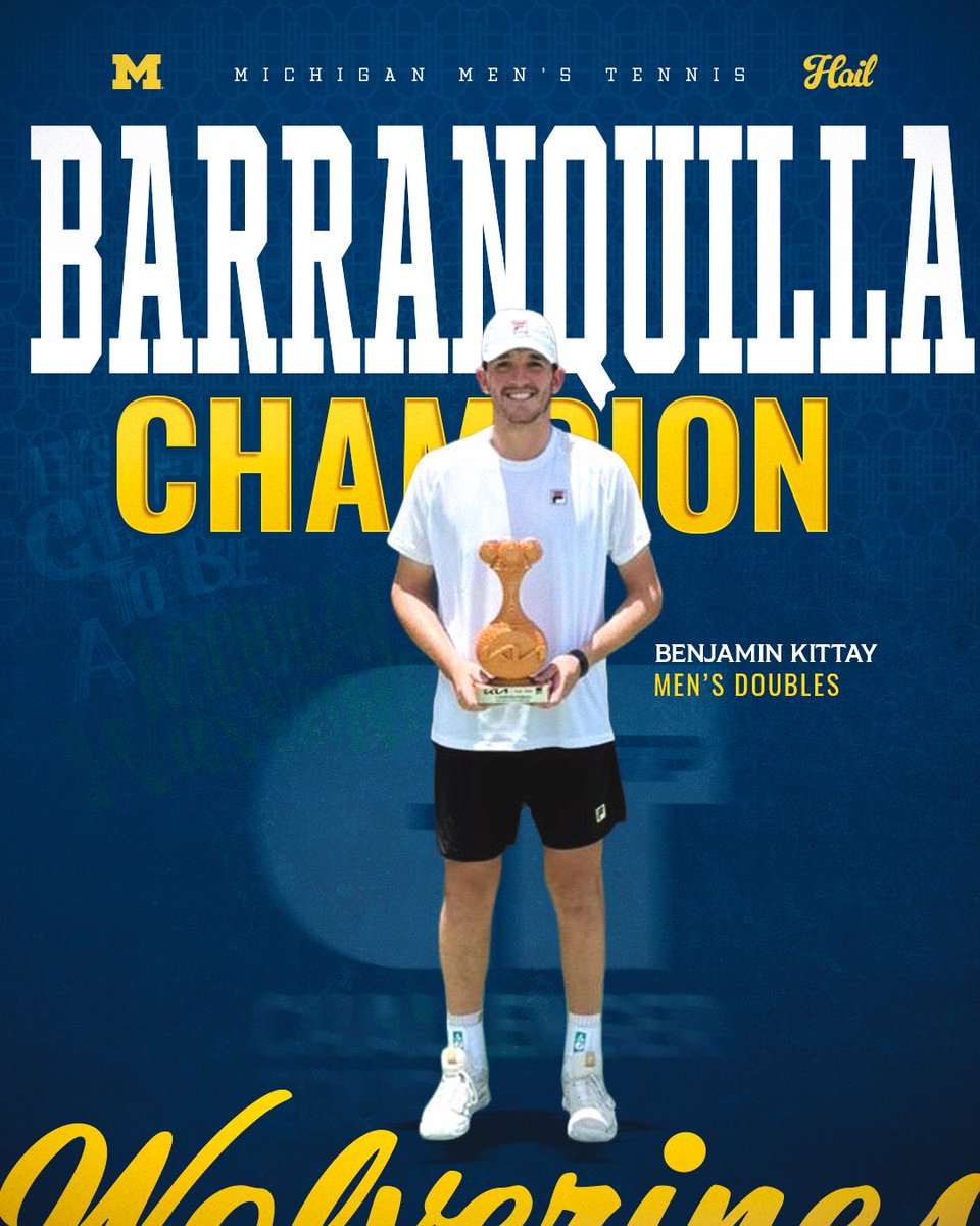 Michigan Men’s Tennis tweet media