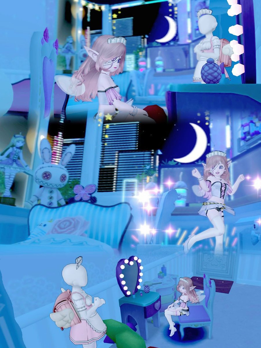 AnZuu_DQX's tweet image. #ハウジング万博2025 

出展作品
ルネさん作ෆ

 💉💜  
KAWAII Horic XX:poison 🩹໒꒱

合いそうな病みかわﾄﾞﾚｱで
お邪魔しました(♡ᴗ͈ˬᴗ͈)

万博動画でルネさんが
演じていた病みかわの女の子が
可愛くて、イメージをすこし
寄せて撮りました🥹՞
素敵な作品で撮れてとても
楽しかったです✨️