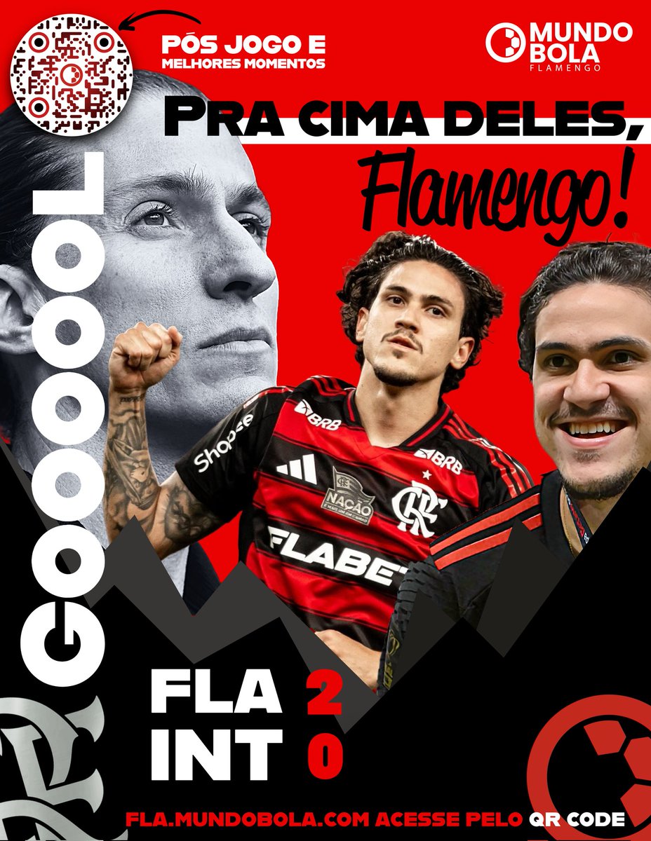 sitejornaldofla's tweet photo. 🏟️ #IntXFla
Ele não perdoa MESMO!!!
Pedro GUARDA O SEGUNDO!
Inter 0 x 2 Mengão!
Já se cadastrou na Superbet? https://t.co/640Qi84RCS
#flamengo #crf #scinternacional #inter #brasileirão #beirario #maraca #brasileirao #scinter #mengo https://t.co/xOgYDRhkUP