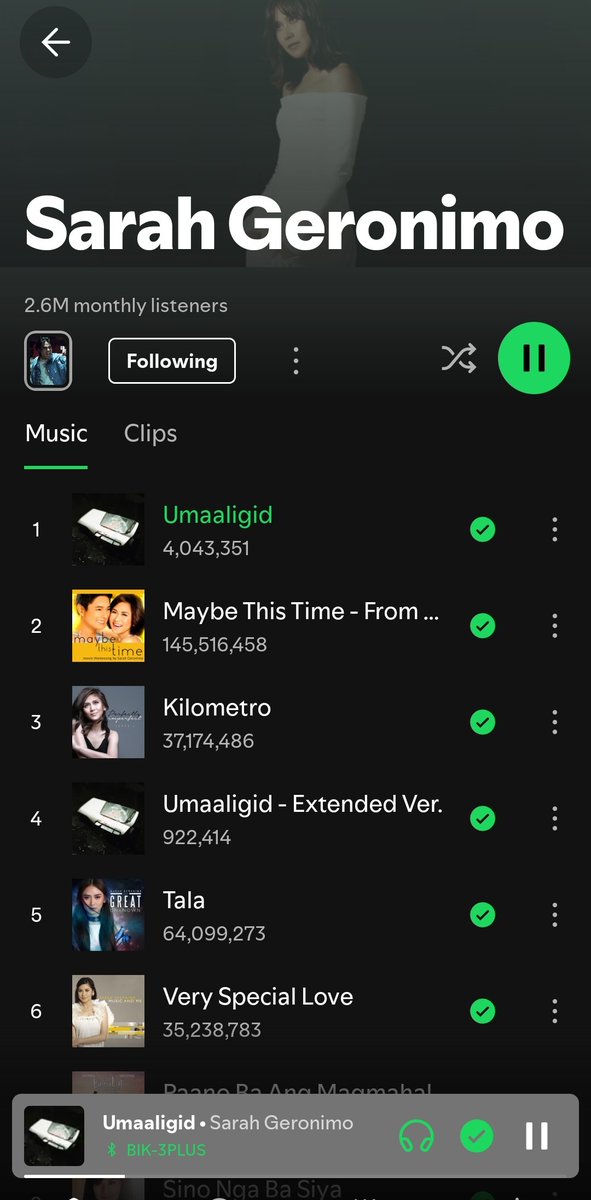 Happy 4M Spotify streams, UMAALIGID!! 

Watch here:
🔗youtu.be/nBkdggyFs0o
Listen here:
🔗open.spotify.com/track/5XYYmsZJ…

UMAALIGID MUSIC FILM 
#SarahGeronimo #SB19
#Umaaligid #UmaaligidMusicFilm
#SarahGxSB19