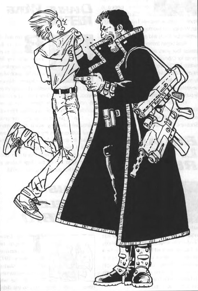 🥲 Pa que vean lo fricazo que soy de Cyberpunk 2020, que me da penica ver a gente afirmar que...
🥲 V anda por encima de Morgan Blackhand como Merc, usando como única referencia a Smasher como baremo (el juego de mesa como si no existiera)