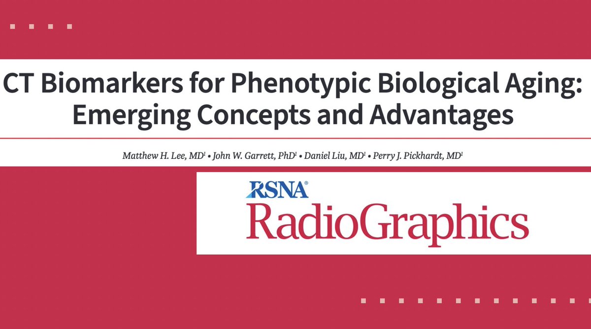 Joseph G. Ayoub, MD, MS (@josephgeorgeay) on Twitter photo Follow along to see how CT biomarkers can estimate biological age! 🧬
#RGphx
CT Biomarkers for Phenotypic Biological Aging: Emerging Concepts and Advantages
bit.ly/4mIxuRo
<a href="/cookyscan1/">Cooky Menias</a> <a href="/RadioGraphics/">RadioGraphics</a> <a href="/RadG_Editor/">RadioGraphics_Editor</a> Follow along to see how CT biomarkers can estimate biological age! 🧬
#RGphx
CT Biomarkers for Phenotypic Biological Aging: Emerging Concepts and Advantages
bit.ly/4mIxuRo
<a href="/cookyscan1/">Cooky Menias</a> <a href="/RadioGraphics/">RadioGraphics</a> <a href="/RadG_Editor/">RadioGraphics_Editor</a>