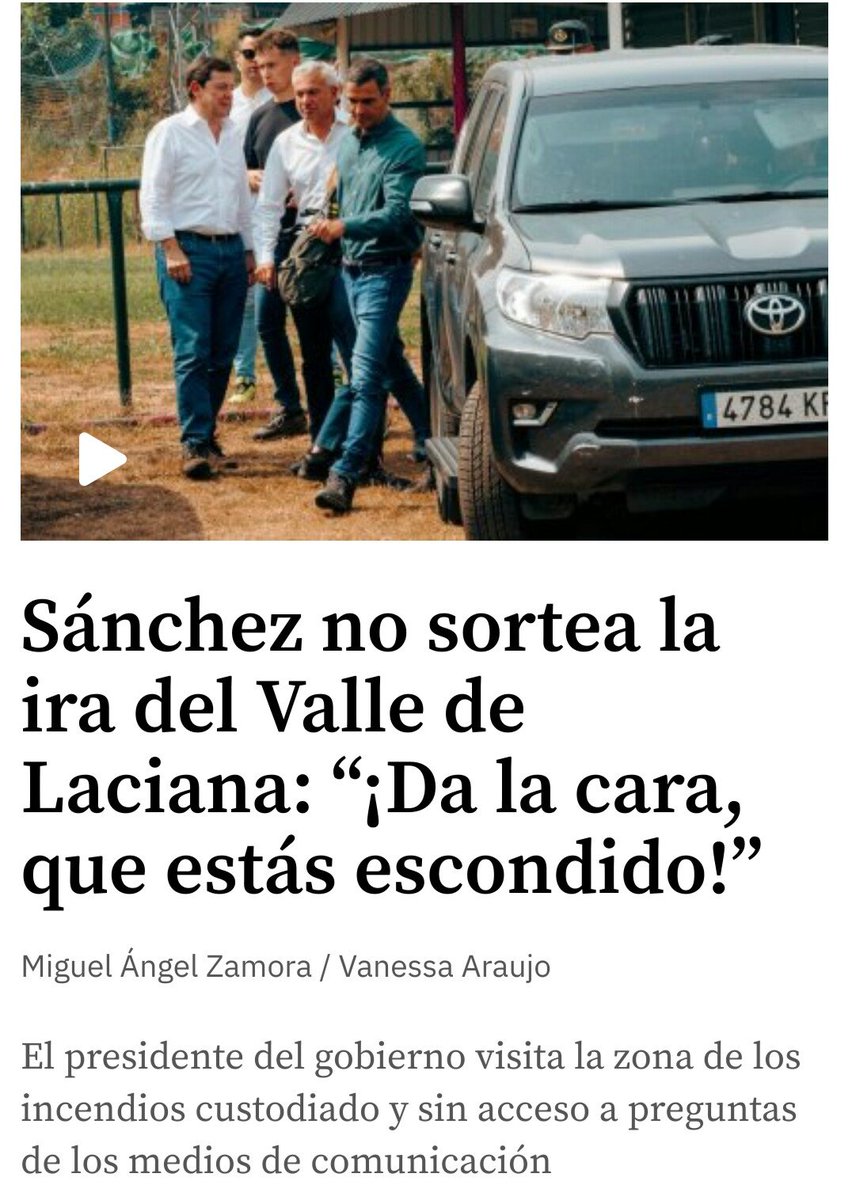Si alguien  vive en #Castilla y #León, hay un #incendio cerca de su casa,  tras casi 40 años de gobierno del #PP y su gestión de montes e incendios, y lo único que se le ocurre es culpar a #PedroSánchez... 

Tiene que ser muy pero que muy idiota, un zopenco, vamos.
UN IMBECIL.