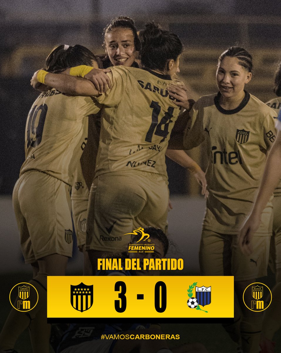 Rincón Manya (@rincon_manya) on Twitter photo ♀️ ¡GANOOOOO PEÑAROL! 🟡⚫️
✅ #Peñarol goleó 3⃣-0⃣ a Liverpool en el Estadio Cr. José Pedro Damiani por la Fecha 1 de la Serie Campeonato del Femenino.
⚽️ Los goles fueron convertidos por Tatiana Magallanes (x2) y Erika Vidiella.
📸 <a href="/FemeninoCAP/">PEÑAROL | Femenino</a> ♀️ ¡GANOOOOO PEÑAROL! 🟡⚫️
✅ #Peñarol goleó 3⃣-0⃣ a Liverpool en el Estadio Cr. José Pedro Damiani por la Fecha 1 de la Serie Campeonato del Femenino.
⚽️ Los goles fueron convertidos por Tatiana Magallanes (x2) y Erika Vidiella.
📸 <a href="/FemeninoCAP/">PEÑAROL | Femenino</a>