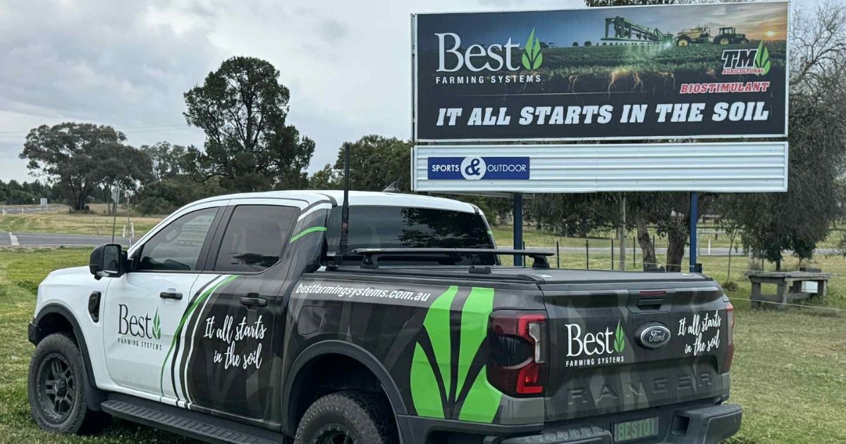 Our new billboard is up for AgQuip Field Days

Catch us 19–21 Aug at site S08 to chat soil health, TM Agricultural &amp; how biology can work for your farm. Stop by &amp; say hi.

#BestFarmingSystems #AgQuip2025 #SoilHealth #BiologicalFarming #TMAgricultural