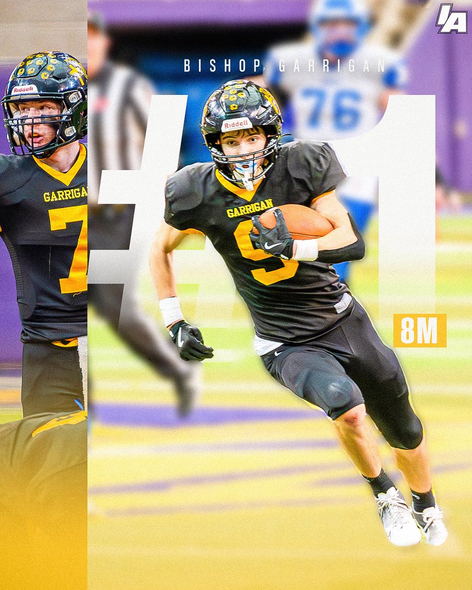 PRE-SEASON #️⃣1️⃣ - 8️⃣🅿️

BISHOP GARRIGAN 🐻 

🎨 Talan Nelson

#IAfootball X #iahsfb