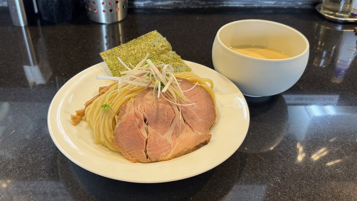 七福軒@つくば
夏季限定プレミアムメニュー／冷やしとうもろこしつけ麺
大盛

#七福軒