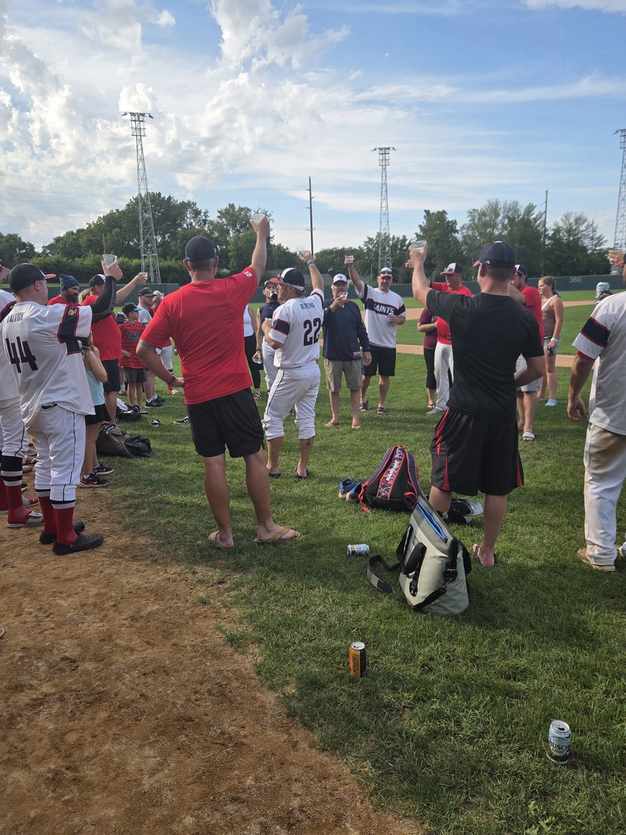 O35Saint's tweet image. ⚾️ 2025 State Champions ⚾️ 

     St Peter O35 takes home the hardware with an 11-1 win over Mankato in 5.  Great season boys, already looking forward to defending the 🏆.  VP gets the MVP for the year.