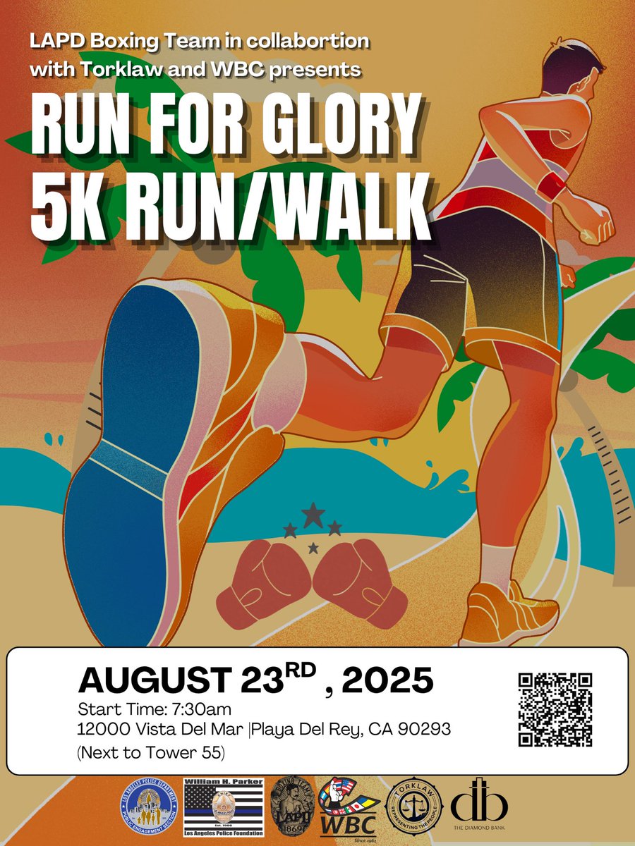 Thank you <a href="/Dodgers/">Los Angeles Dodgers</a> for an awesome #lawenforcement day. See you guys at the run 💪🥊💪🥊💪