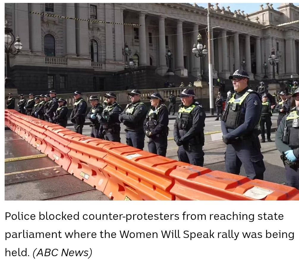 This is required for women to speak in Australia without being harmed by men. 2025.