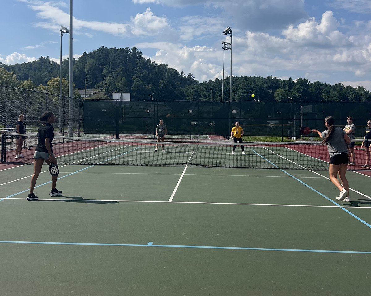 A fun-filled afternoon in the High Country☀️

Congrats to <a href="/appstatewsoccer/">App State Soccer</a> for getting the W against Miami on the pitch! 

We then ended the day with a pickleball tournament! 

#OTM