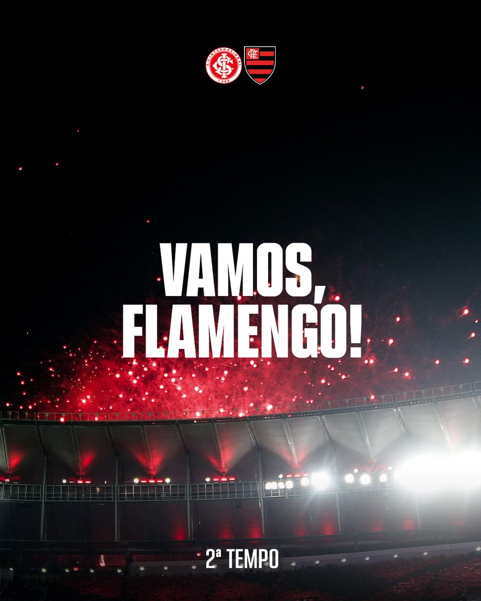 RECOMEÇA A PARTIDA! VAMOS GANHAR, MENGOOOO! #INTxFLA