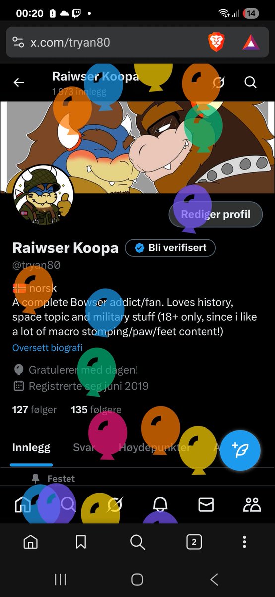 tryan80's tweet image. Balloon day!