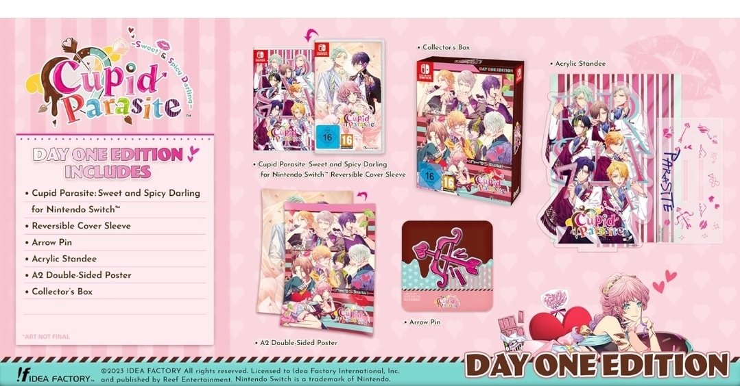 Cupid Parasite: Sweet and Spicy Darling
Ya a la venta. REBAJADA A 22,80€ LA EDICION DAY ONE!!!

Estándar Nintendo Switch: amzlink.to/az0sOjHGAdhIa
Day One Edition Nintendo Switch: amzlink.to/az0pri55vJJm7

Trailer: youtu.be/jT6NWrMZ3gU
#Afiliado