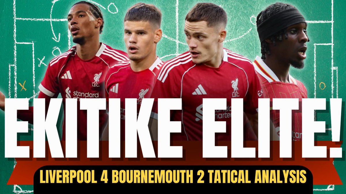 AnfieldIndex (@anfieldindex) on Twitter photo 🟥 Player Performance: Liverpool 4 Bournemouth 2 | Tactical Analysis Positional Play!
🎙️ <a href="/DaveD0106/">Dave Davis</a> & Dr <a href="/Barts78/">Dr Phil Barter</a> analyse the key positional play and team structure!
🕛 OUT NOW! 🟥 Player Performance: Liverpool 4 Bournemouth 2 | Tactical Analysis Positional Play!
🎙️ <a href="/DaveD0106/">Dave Davis</a> & Dr <a href="/Barts78/">Dr Phil Barter</a> analyse the key positional play and team structure!
🕛 OUT NOW!