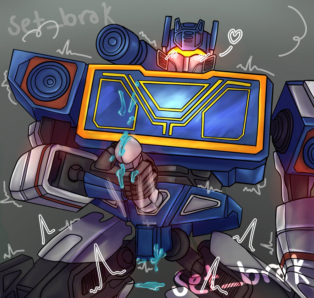 Set_brok's tweet photo. TFO Soundwave is my new obsession 
#soundwave #valveplug https://t.co/PgTxNDxKFE