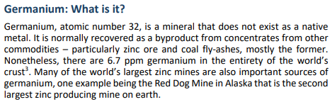 MrShare_expert's tweet photo. #BM8 #germanium #semiconductor
possibly 10c today??
Mc ~13m
With Stake in $EQN worth Millions$$, both falcon lake & #Bleiberg project are heance valued at well below ~$10m
thanks @RushbrookSteven for the #PittResearch link below, gives new insight into #BM8 & the importance of #germanium to the world.
MUST READ (a deep dive) 👇👇
https://t.co/VNA0aGmW6v
According to Report, there is only 6-7ppm of #ge in the entirety Earths Crust.
🔷Boasts historical grades of upto 1500g/t #ge at its project, 2-3 times higher than industry's considered high grades..
🔷US only has reserves of 2,500t and there are no producing mines right now, hence a critical mineral
🔷China (60% world supply) has restricted exports in place since July 2023
🔷 #germanium crucial for next wave of Si-Ge #Semicondutor chips
🔷#BM8 one of the few companies but most significant of all offering #germanium & #gallium exposure via its Bleiberg project.
🔷Critical mineral in US, EU, Japan India & Australia
🔷200 ppm germanium is considered a rich grade
🔷#germanium prices up 147% since Export restrictions from China
"Probably the best way to understand 200 ppm germanium this is to consider that parts per million is equivalent to grammes per tonne. At a gold price of US$2,600 per ounce and a germanium price of US$2,600 per kg, 200 ppm germanium is equivalent to 6.2 g/t gold, a high grade for any commercial gold resource today" From the article by PITT Research
Bleiberg #Ge project could be company maker for #BM8
Disclosure: Held. As usual, pls do your own research before investing & do so at your own risk, above are my opinions only. TY4Reading