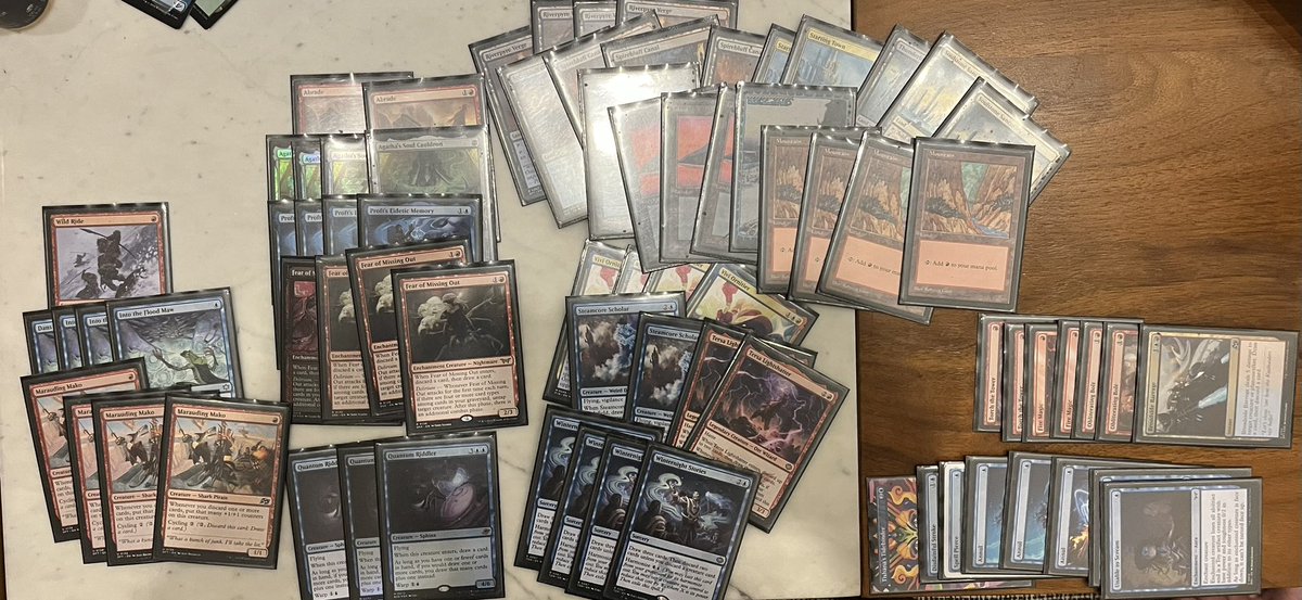 Made finals of a 1–slot RCQ today on Cauldron
R1 Temur Battlecrier ✅✅
R2 Otters ✅✅
R3 Dimir ✅✅
R4 Draw
R5 Draw
QF Mirror ❌✅✅
SF Dimir ✅✅
Finals Dimir (rematch from swiss) ❌❌