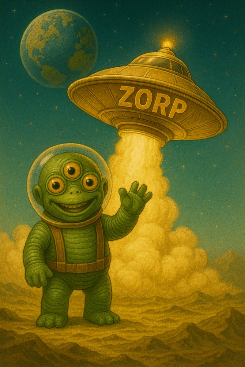 AranaMorehu's tweet photo. @CryptoCoffee369 @KR4ATH Zorp will be the next one! @Zorponpls
Slowly gaining a voice like the others!!
#PulseChain #Zorp https://t.co/7kacuXNURc