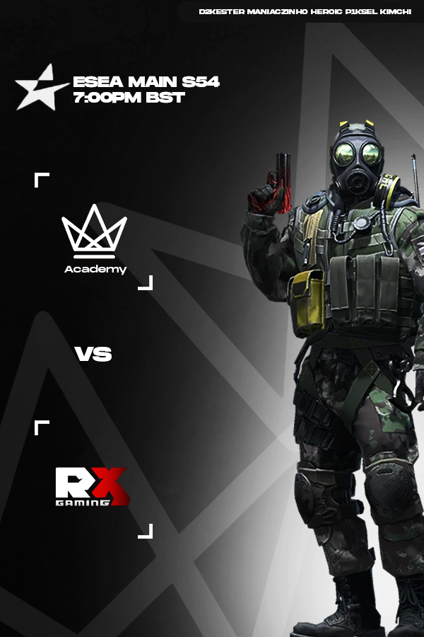 New week, new games 😎

🆚<a href="/REXO_gg/">REXO Gaming</a>
🕖19:00 BST

🇨🇾<a href="/DKesterlian/">D2Kester</a>
🇬🇧<a href="/maniacisdecent/">maniac</a>
🇵🇭<a href="/p1kselCS/">p1ksel</a>
🇵🇭<a href="/ScottCayeta/">Heroic</a>
🇸🇪@kimchiCS2