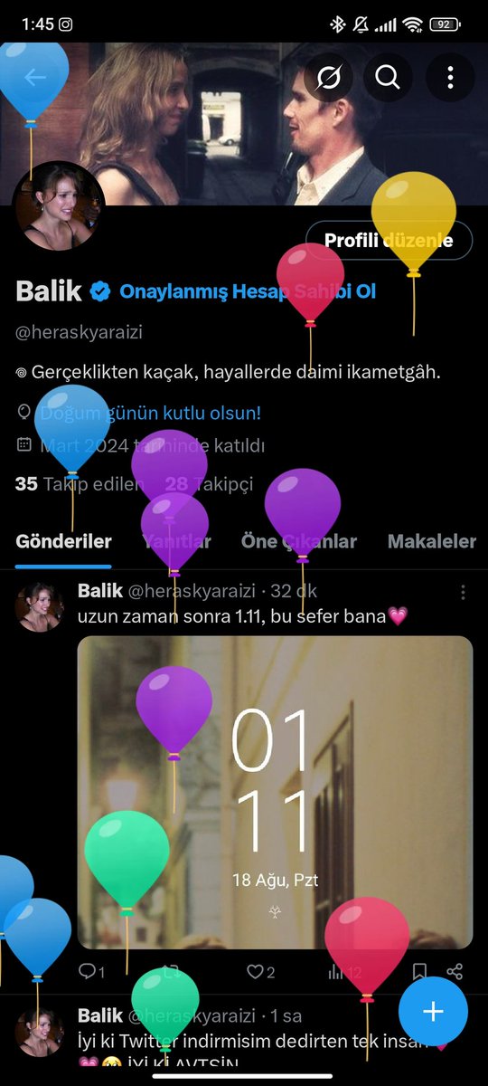 BALONLARİN UCTUGUNU UNUTMUSUM MUTHİS BİR SEY