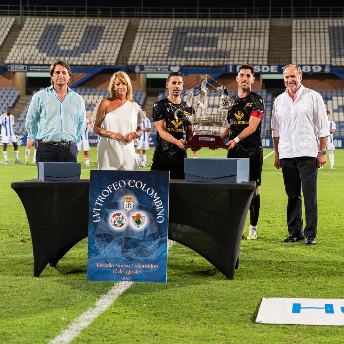 Recreativistas, hemos estado a un suspiro de conseguir un nuevo Trofeo Colombino, pero a pesar de ello, esperamos que haya sido un día para disfrutar de un buen ambiente de fútbol 👏🏻

¡Enhorabuena al <a href="/ZCFoficial/">Zamora CF</a> por conseguir la ‘Carabela de Plata’! 💙

Por supuesto, agradecemos