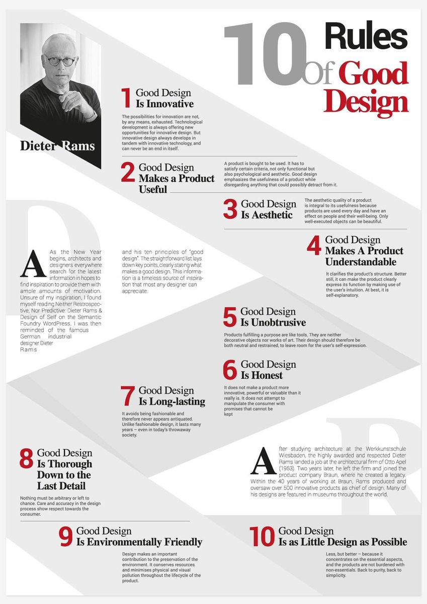 10 principles of good design