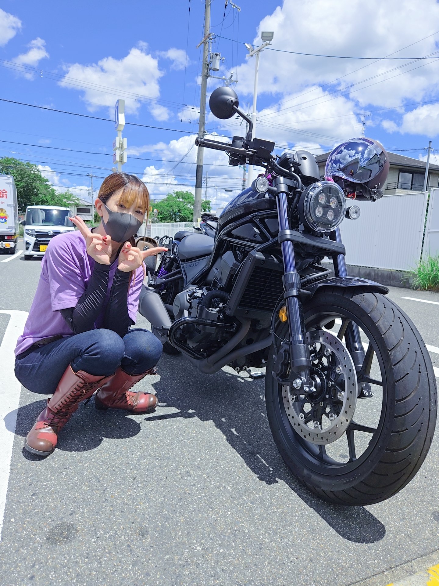 くうちゃん レーシングうさちゃんロングスリーブカットソー｜ウサギがいる