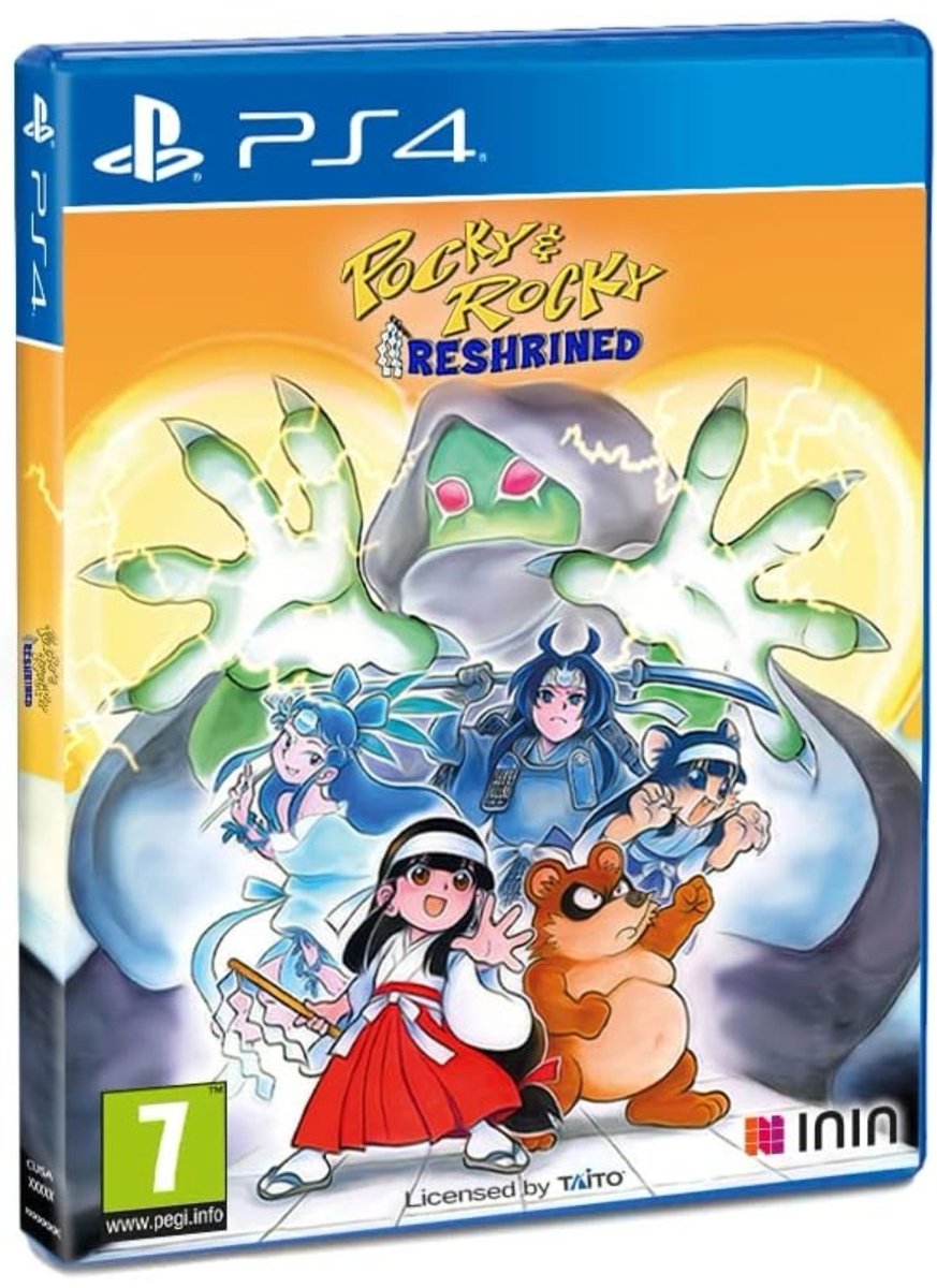 Pocky &amp; Rocky ReShrined
#Shmup #Shooter
Ya a la venta. REBAJADO A 9,99€ EN PS4 Y A 19,99€ LAS EDICIONES ESTANDAR Y CON COVER REVERSIBLE LIMITADA EN SWITCH!

Switch: amzlink.to/az0g9peToXVib
Reversible Switch: amzlink.to/az0OP0inZsj59
PS4: amzlink.to/az0qf4OoyJf6n
#Afiliado