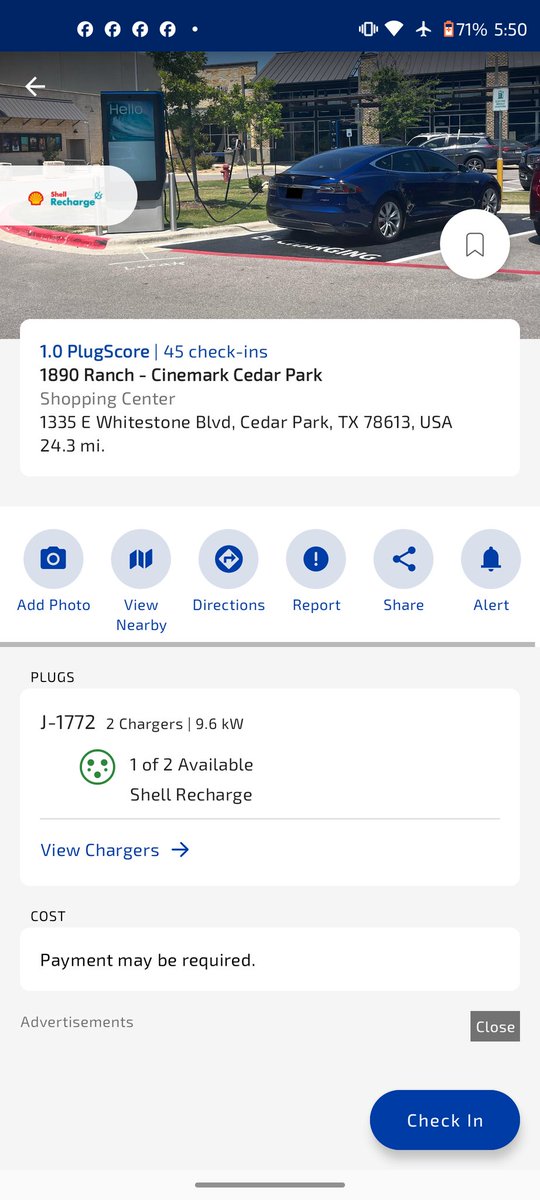nickmlittlejohn's tweet image. Broken chargers @Cinemark @plugshare @Shell_USA #ShellRecharge 

@CedarParkTX @CedarParkBiz @CedarparkTX_EDC