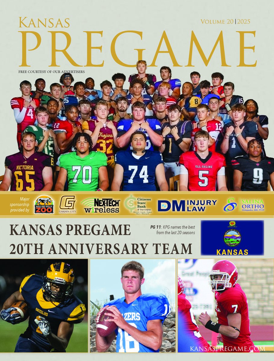 Check out the cover of our 20th Annual Statewide Football Preview, and check back tomorrow to look at our double page inside cover spread featuring 12 Program Spotlights