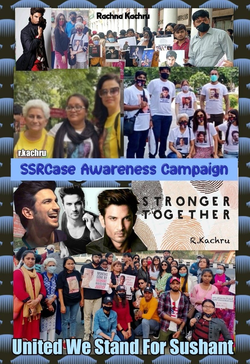Rachna Kachru 🇮🇳 Celebrate Sushant Everyday❤️🦋 (@kachrurachna) on Twitter photo 🔱Har Har Mahadev🔱
<a href="/PMOIndia/">PMO India</a> <a href="/CBIHeadquarters/">Central Bureau of Investigation (India)</a>
#Justice4SSR is Not Just A Movement
but A Revolution that Awakened &
United Millions,Globally
We'll Keep Making Others Aware,How
The System Hijacked By TheNEXUS
We'll Not Stop Until JUSTICE Is Served
TL~SSRCase Awareness Campaign 🔱Har Har Mahadev🔱
<a href="/PMOIndia/">PMO India</a> <a href="/CBIHeadquarters/">Central Bureau of Investigation (India)</a>
#Justice4SSR is Not Just A Movement
but A Revolution that Awakened &
United Millions,Globally
We'll Keep Making Others Aware,How
The System Hijacked By TheNEXUS
We'll Not Stop Until JUSTICE Is Served
TL~SSRCase Awareness Campaign