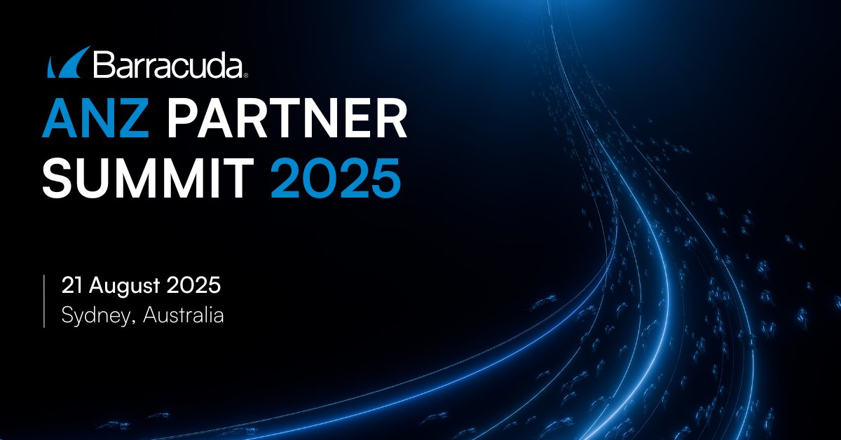 The countdown is on for the Barracuda ANZ Partner Summit 2025—happening 21 August in Sydney. A dynamic afternoon of collaboration and future-focused security discussions will take place. Thanks to Nextgen &amp; Synnex for sponsoring! #BarracudaONE #PartnerSummit #cybersecurity