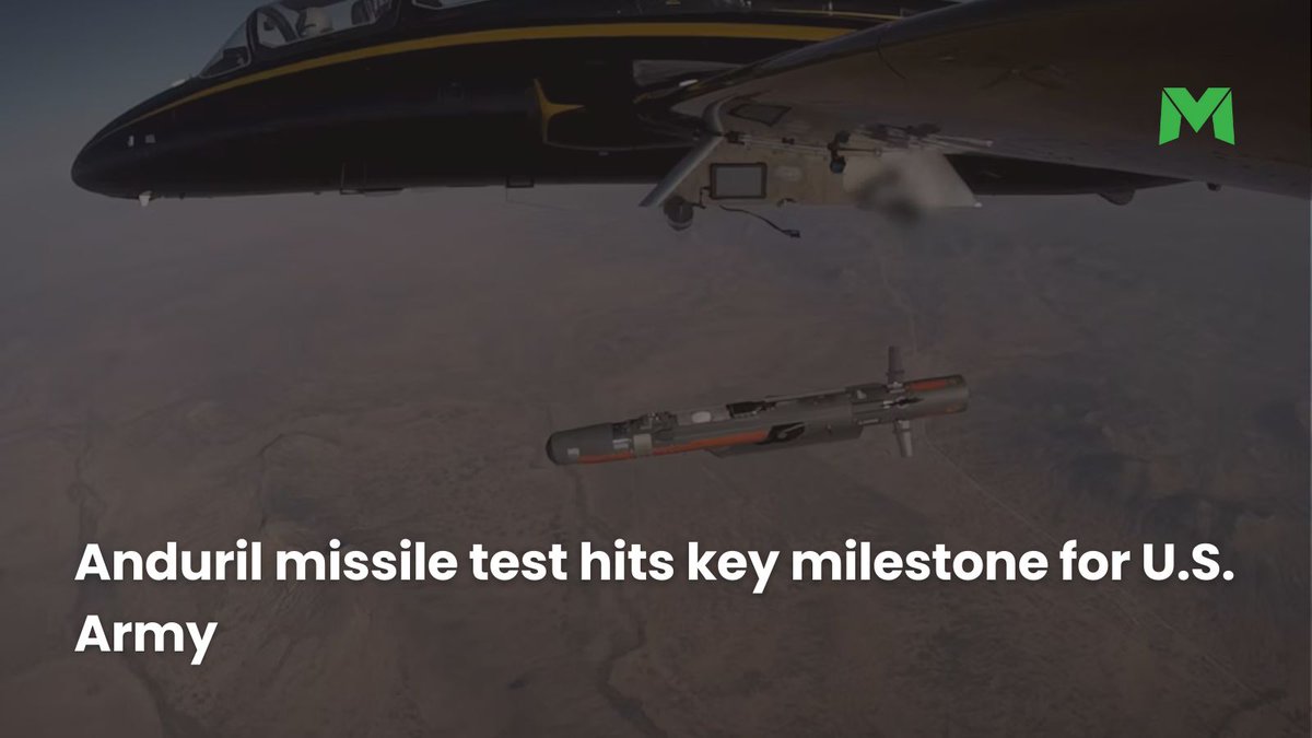 #Anduril has completed another set of test flights for its #Barracuda-100M autonomous air vehicle as part of a U.S. #Army program. This test marks a step forward in a U.S. #DOD effort toward affordable, modular, and high-speed strike defense systems.

Learn more about