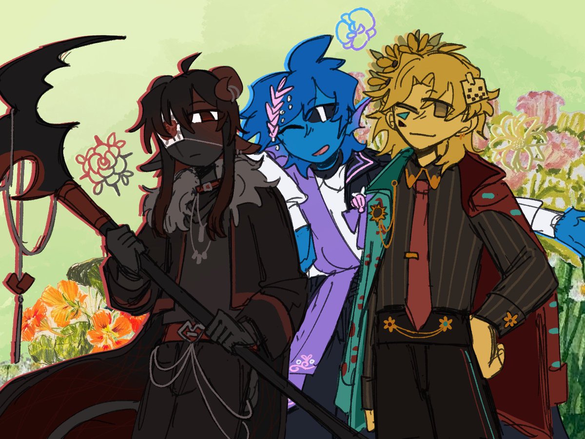 Day 47 — 🚏
#dumbisdumbfanart
#dol9hinfanart 
#rejoicefanart 
my trio out mogs yours ANYDAY ❤️💙💛