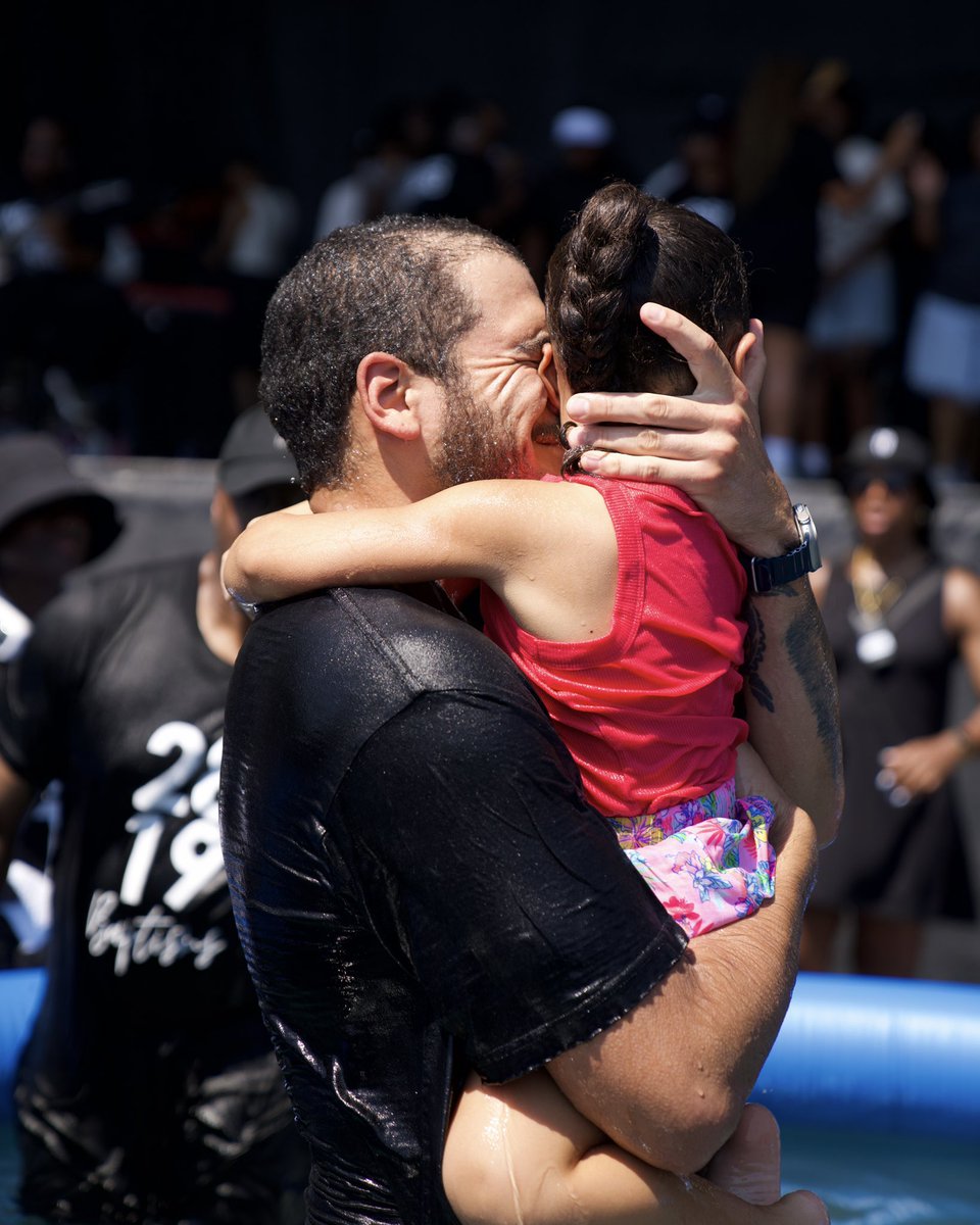 2819Church's tweet photo. Brothers and Sisters, today we witnessed a HISTORIC move of God! 

1,441 souls entered the waters, and by the end of BAPTISM WKND, 2,576 men, women, and children laid down their past to make a public declaration of faith in Christ. 

Romans 6 reminds us: baptism is both a symbolic death and a resurrection. What went under was sin, shame, unbelief, fear, and every bound chain. What came up was disciples rising to a new life. 

#2819Church
#WeAre2819Church
#UntilAllHaveHeard
