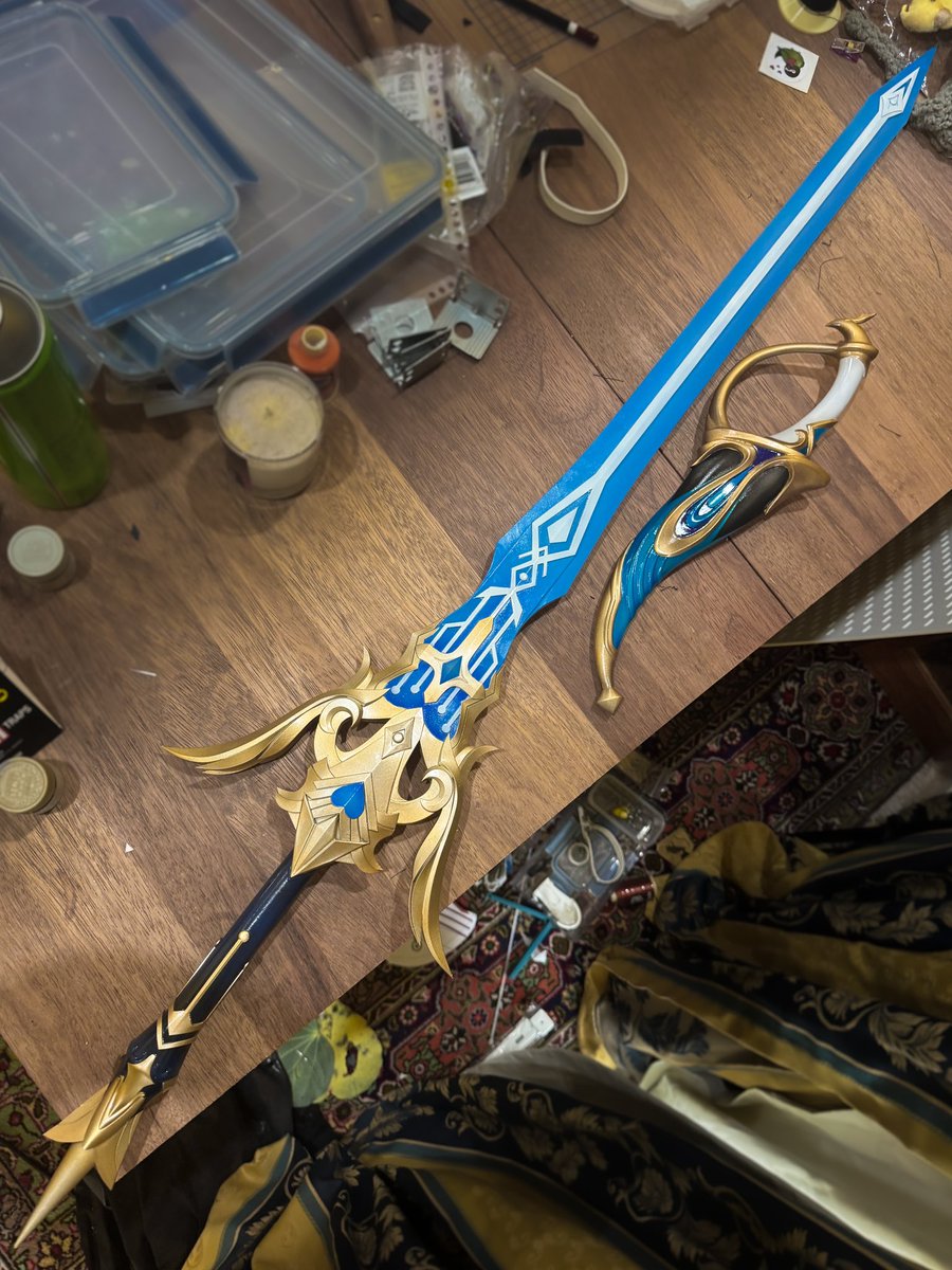 Props for Kaeya are done!

Freedom Sworn &amp; his Sailwind Dagger