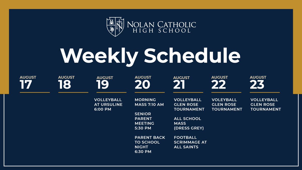 Nolan Catholic High School tweet media