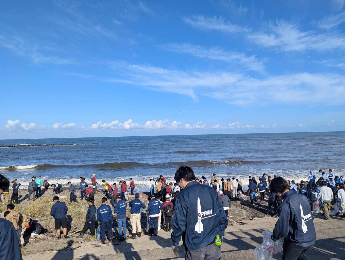 SPARKも海岸清掃行なっています!
能代宇宙イベントに協力していただいた地元の皆様本当にありがとうございました。