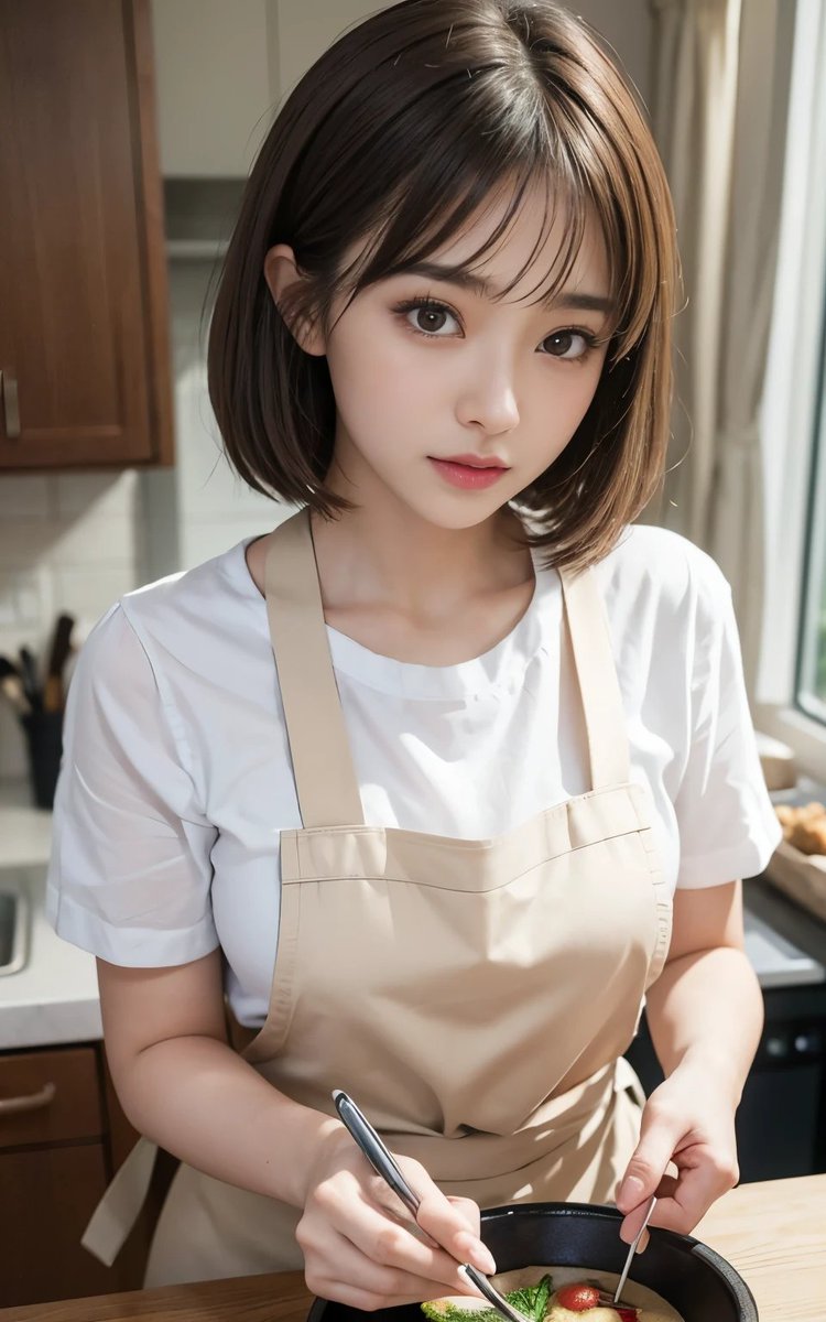 もうすぐ朝ごはんできるからね～🥰

#AI女子大生
#夏休み
#朝ごはん係