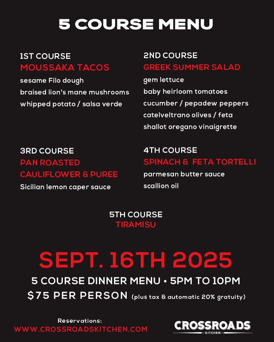 Crossroads Kitchen (@crossroads) on Twitter photo LA, just about a month away from this awesome collaboration dinner with <a href="/chefmarcmurphy/">Chef Marc Murphy</a> & <a href="/catcora/">Cat Cora</a> reservations <a href="/OpenTable/">OpenTable</a> LA, just about a month away from this awesome collaboration dinner with <a href="/chefmarcmurphy/">Chef Marc Murphy</a> & <a href="/catcora/">Cat Cora</a> reservations <a href="/OpenTable/">OpenTable</a>